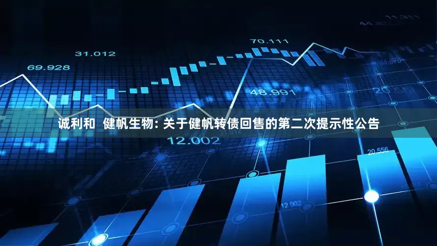 诚利和  健帆生物: 关于健帆转债回售的第二次提示性公告